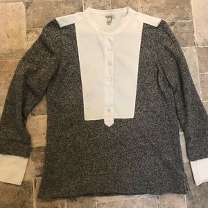 Cute Jcrew bib sweater